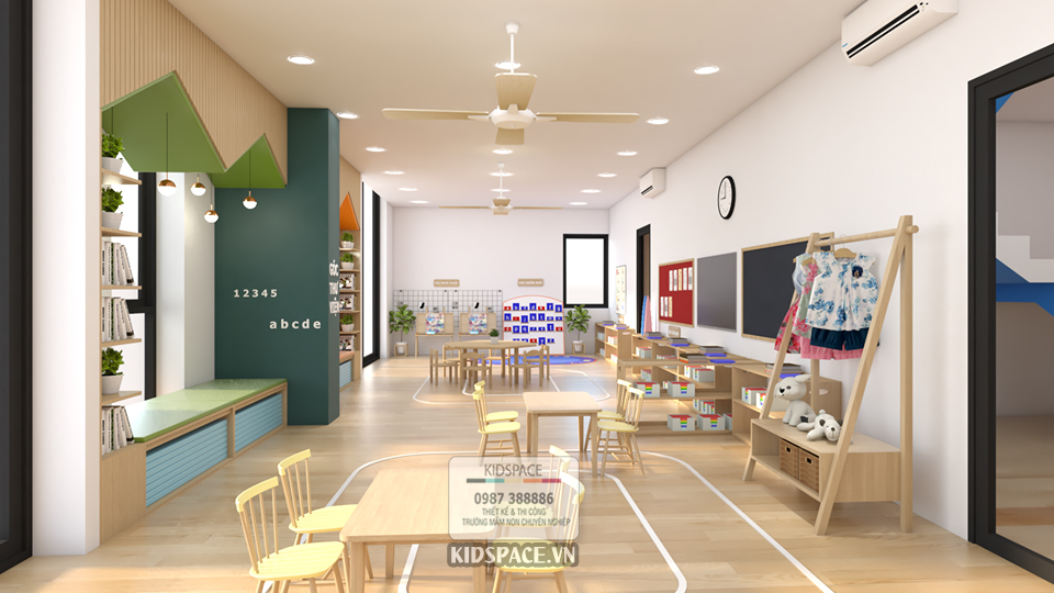 thiết kế mầm non montessori